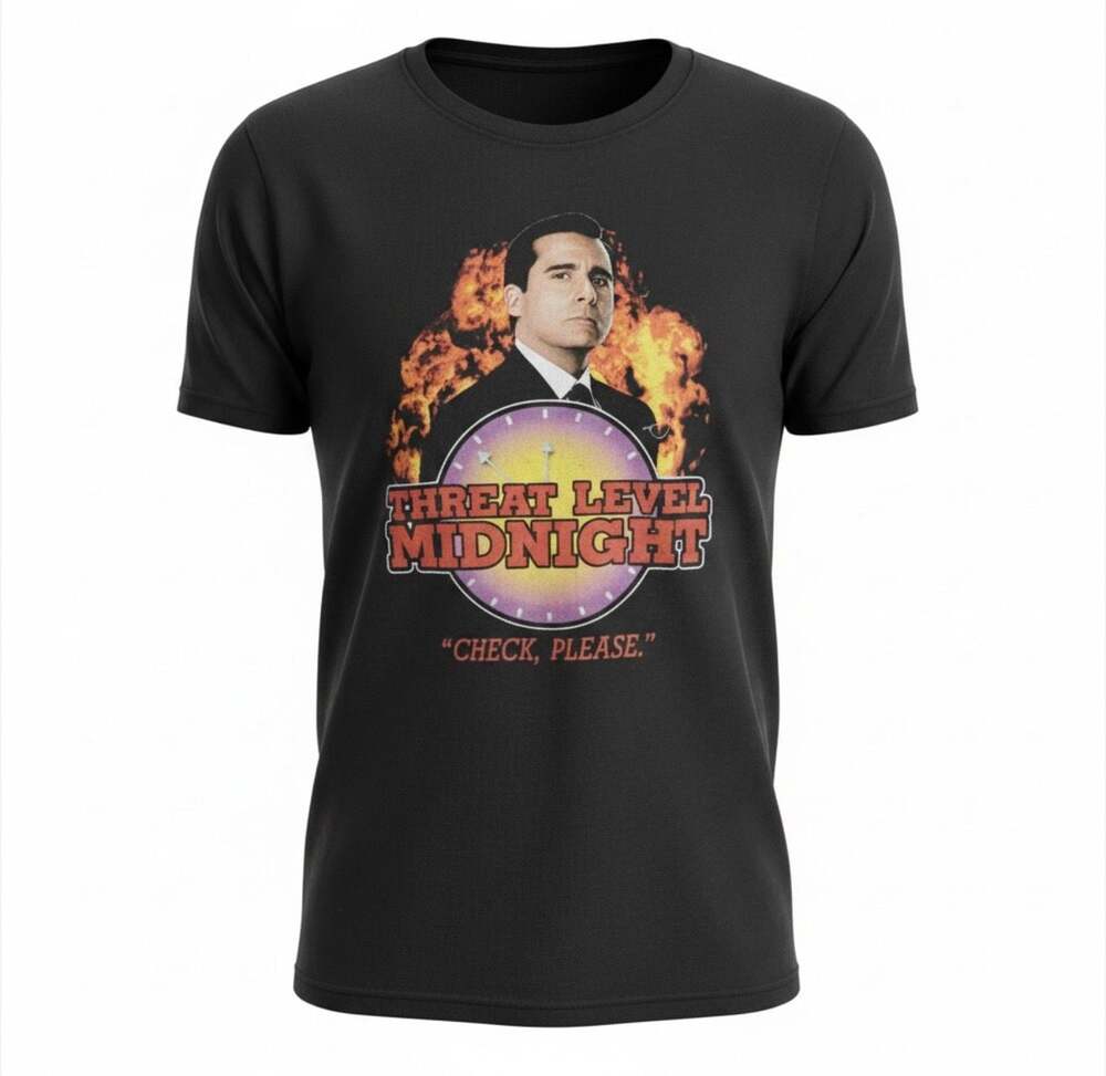 The Office Threat Level Midnight Michael Scott Graphic T-Shirt